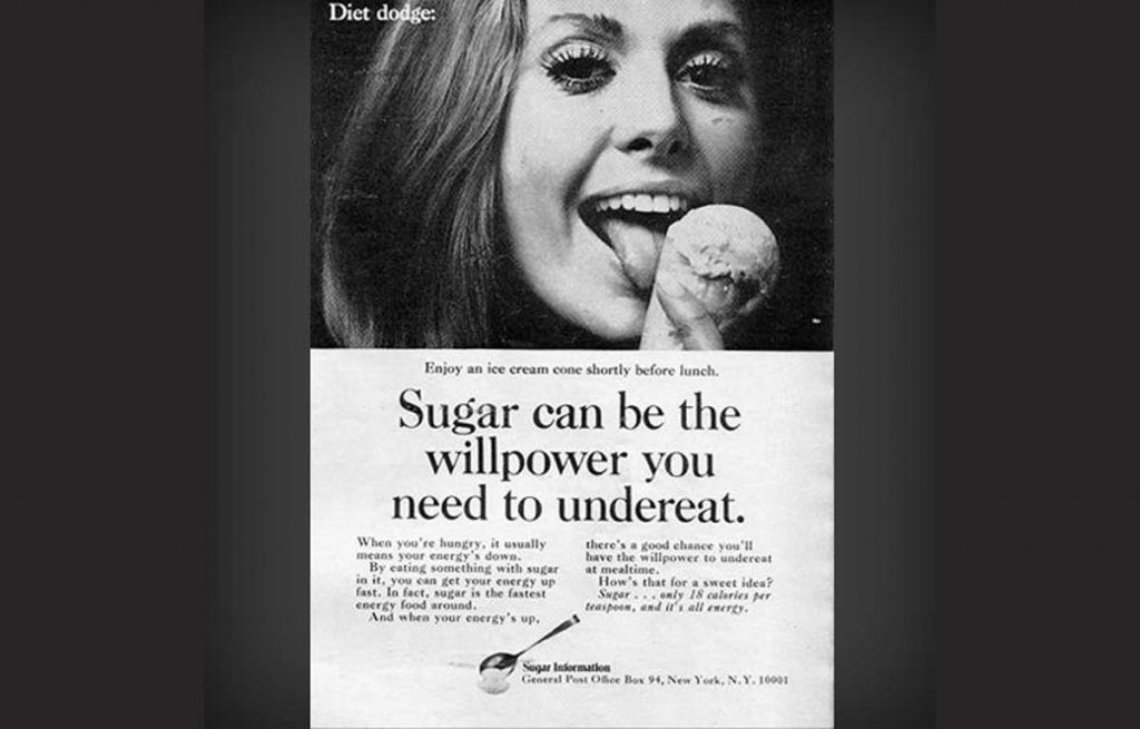 publicidad antigua sobre el azucar